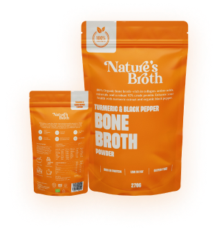 Organic Bone Broth with Turmeric Extract and Black Pepper 270g