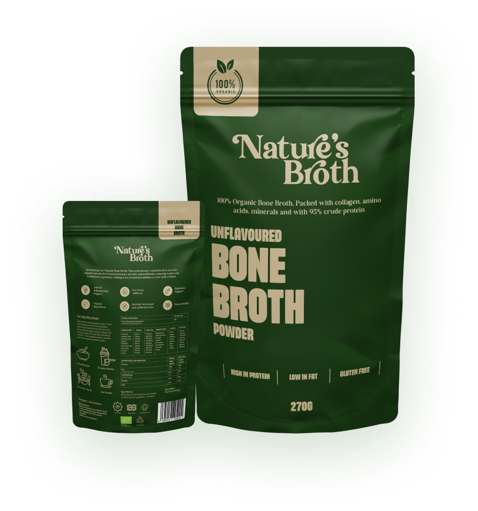 Organic Unflavoured Bone Broth 270g