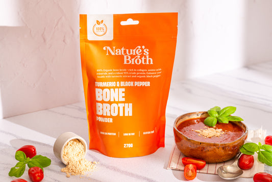 Organic Bone Broth with Turmeric Extract and Black Pepper 270g